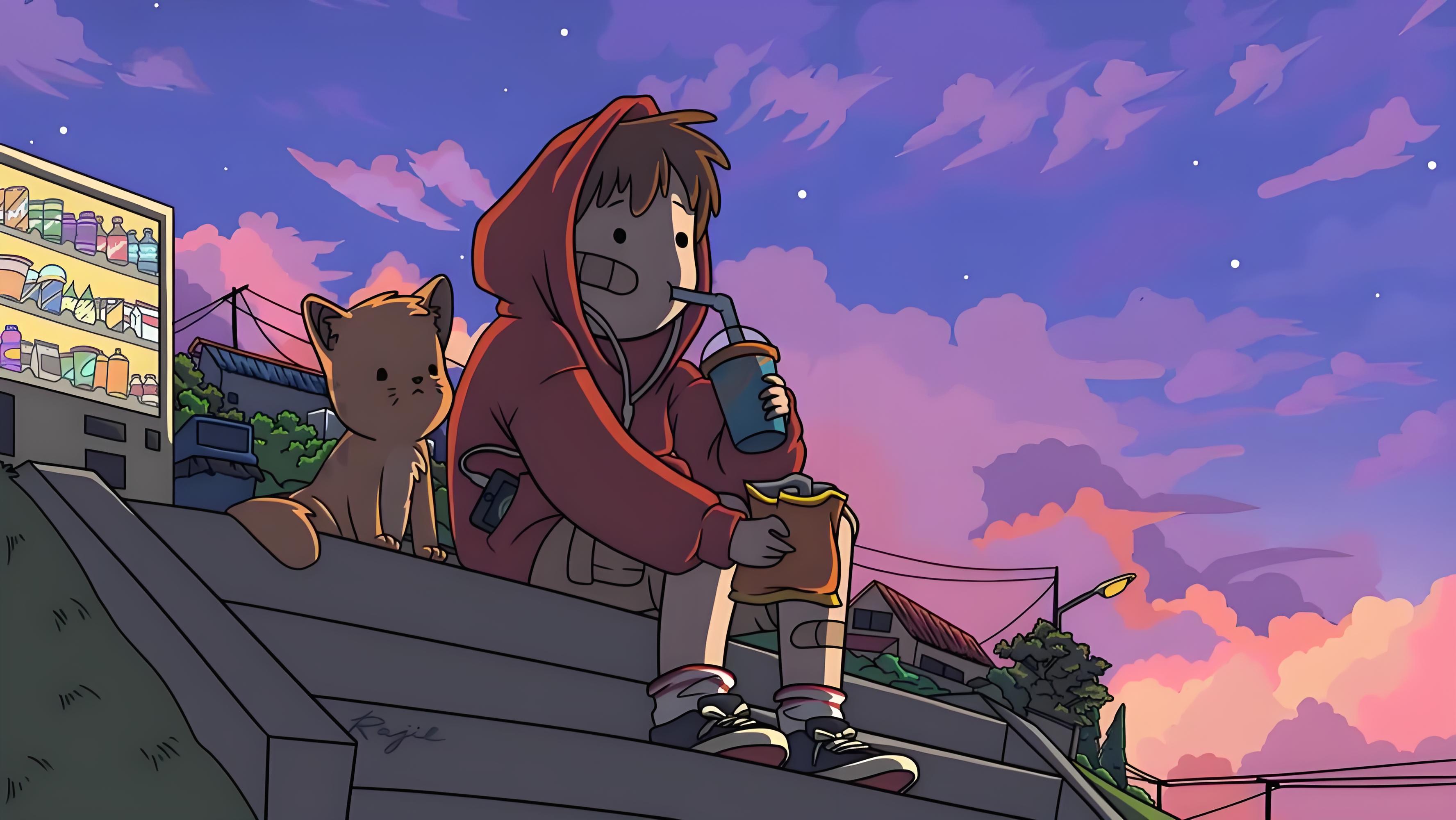 星空与山脉背景图